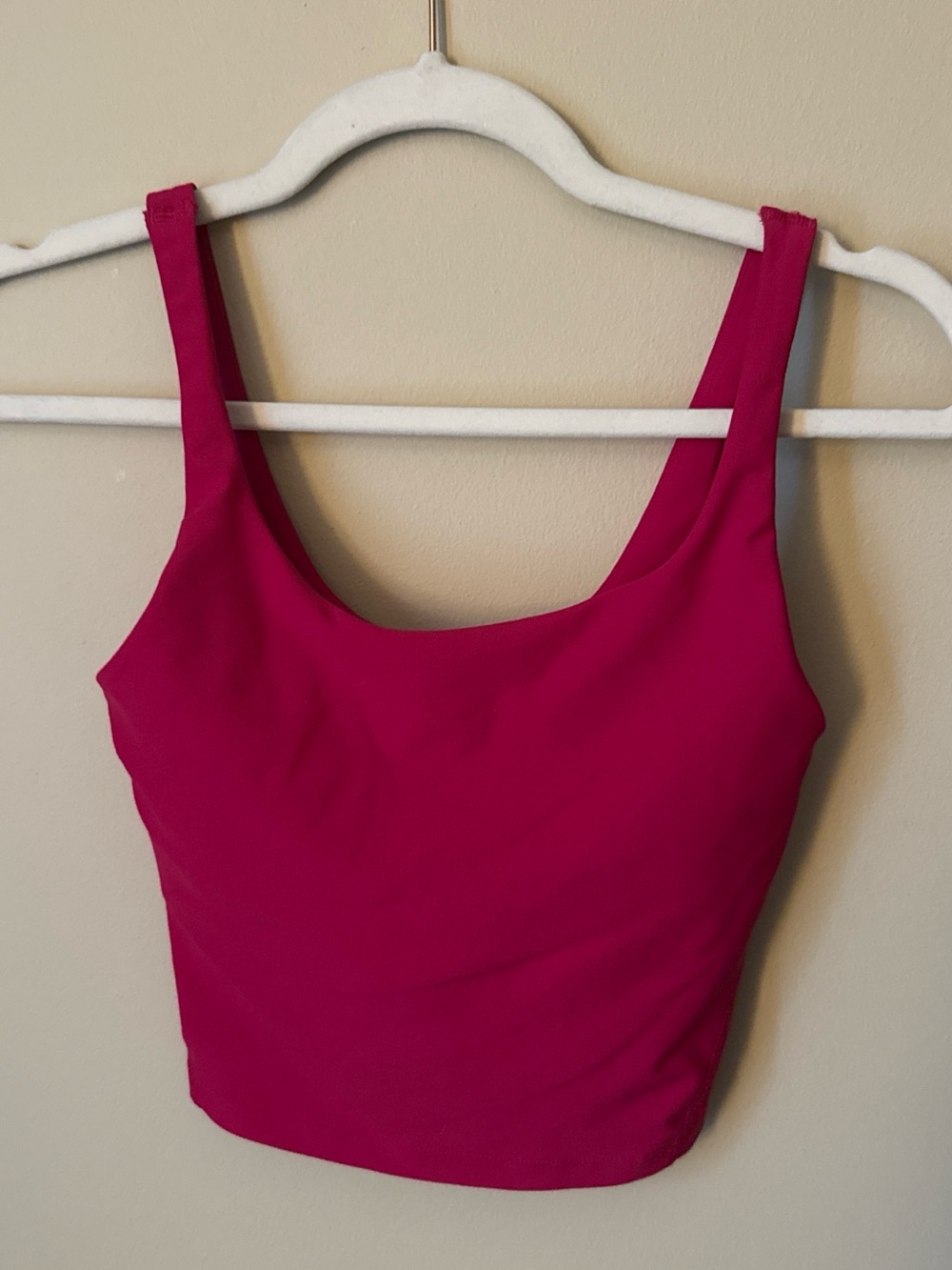 Old Navy Active Hot Pink PowerSoft Crop Tank